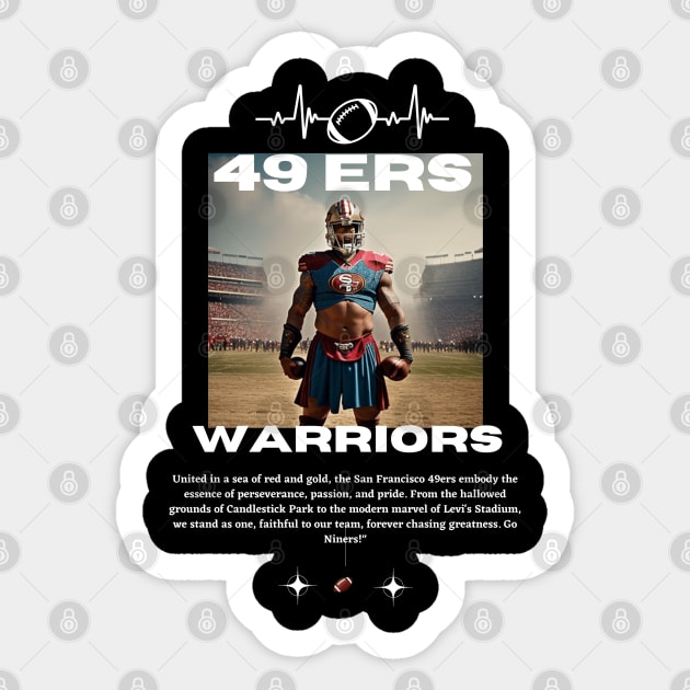 49 ers graphic design, funny 49 ers victor illustration design Sticker by Nasromaystro